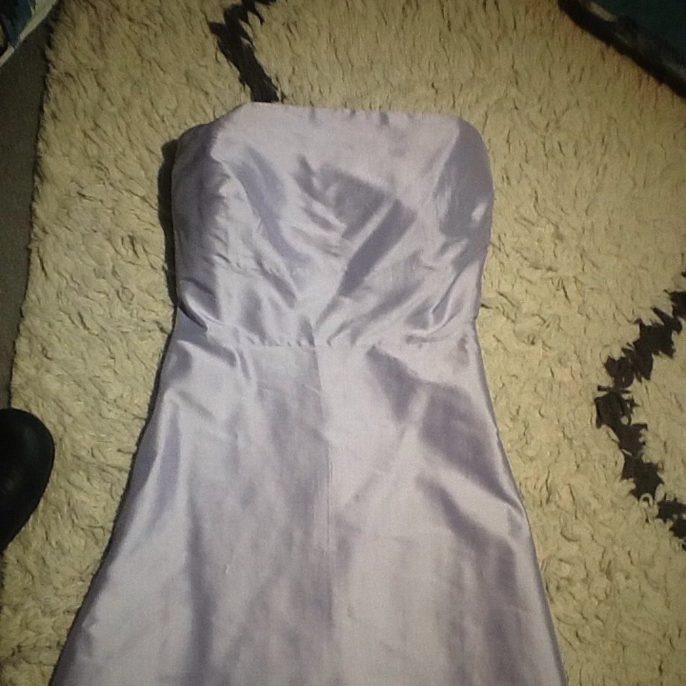 Grace lavender silk dress